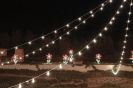 fairy lights in country location for wedding in tuscany