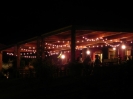 Stringlight with lamps for wedding party in tuscany